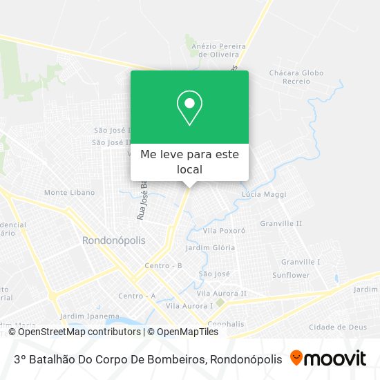 3º Batalhão Do Corpo De Bombeiros mapa