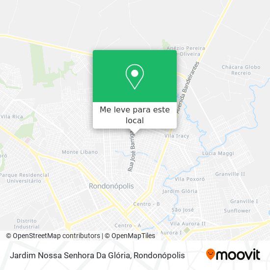 Jardim Nossa Senhora Da Glória mapa