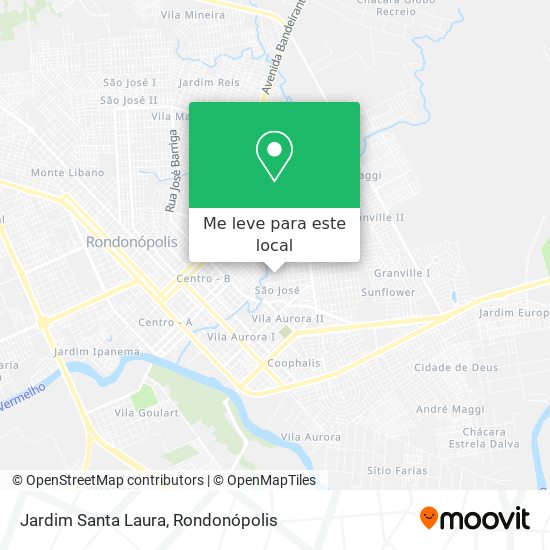 Jardim Santa Laura mapa