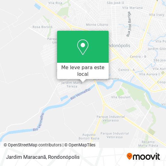 Jardim Maracanã mapa