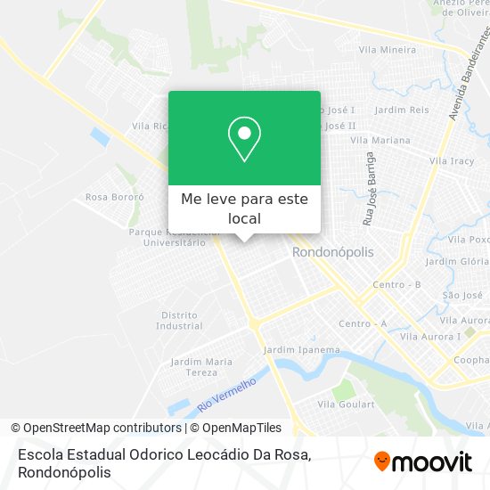 Escola Estadual Odorico Leocádio Da Rosa mapa