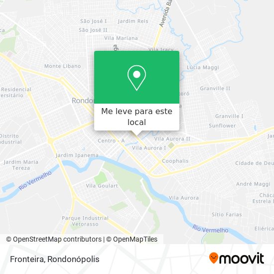 Fronteira mapa