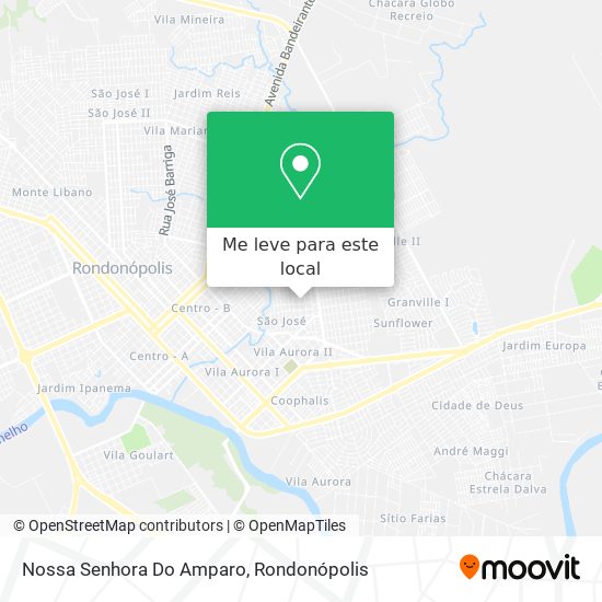 Nossa Senhora Do Amparo mapa