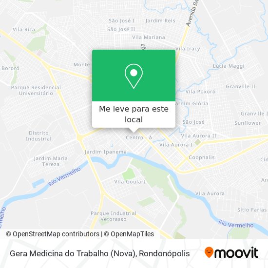 Gera Medicina do Trabalho (Nova) mapa