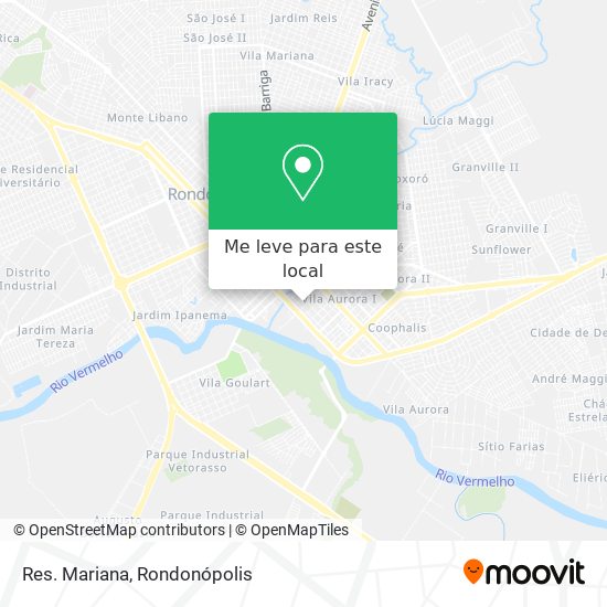 Res. Mariana mapa