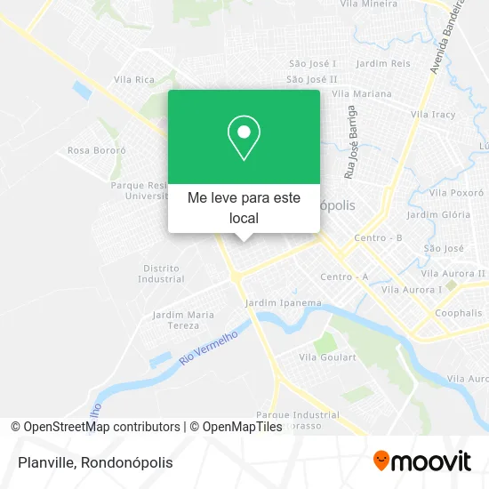 Planville mapa