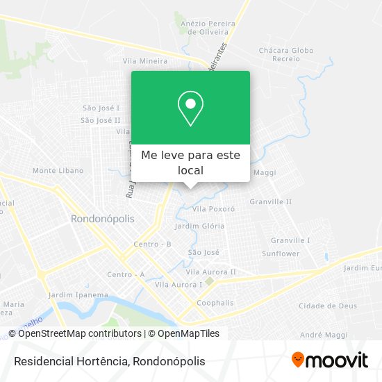 Residencial Hortência mapa