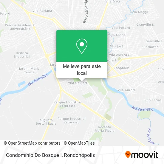 Condomínio Do Bosque I mapa