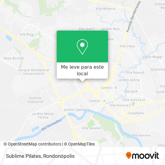 Sublime Pilates mapa