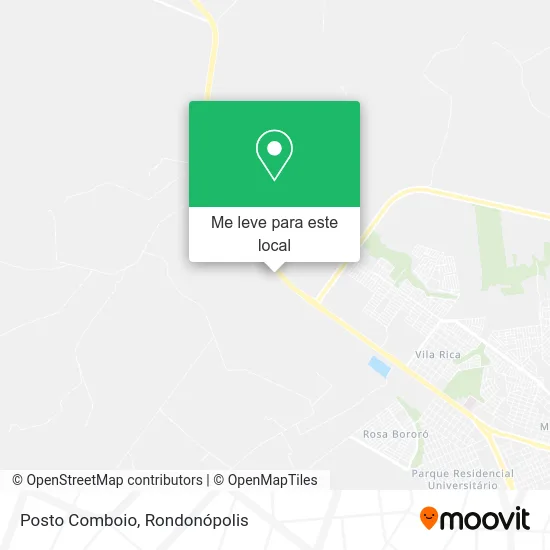 Posto Comboio mapa