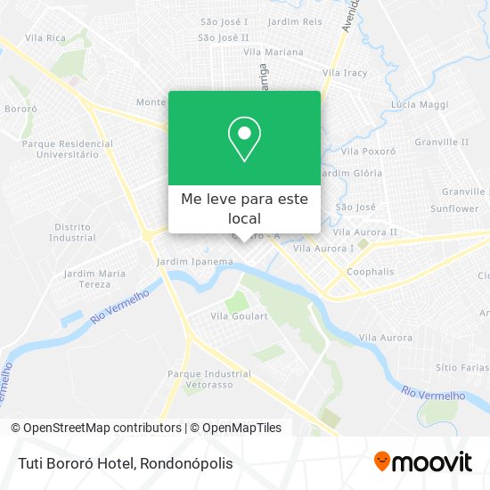 Tuti Bororó Hotel mapa