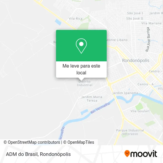ADM do Brasil mapa