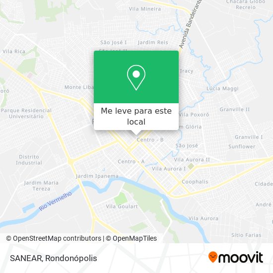 SANEAR mapa