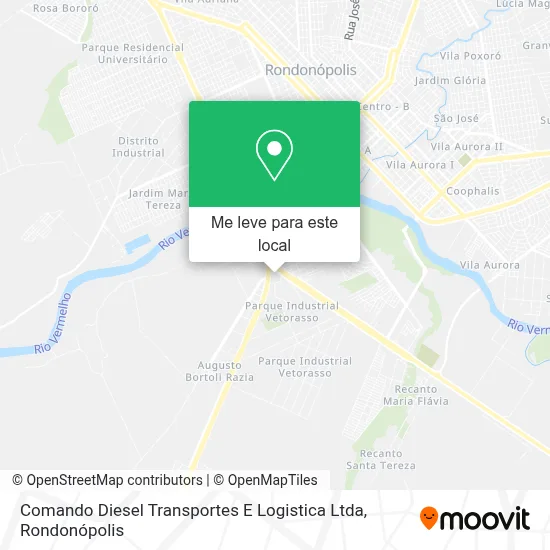Comando Diesel Transportes E Logistica Ltda mapa