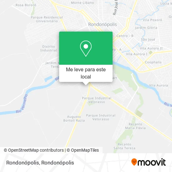 Rondonópolis mapa