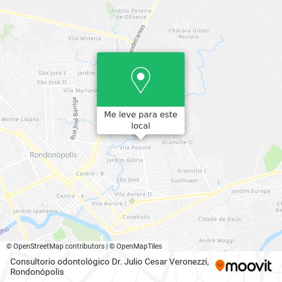 Consultorio odontológico Dr. Julio Cesar Veronezzi mapa