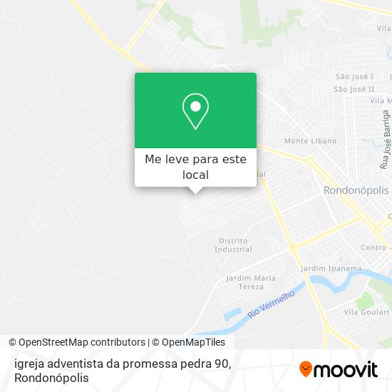 igreja adventista da promessa pedra 90 mapa