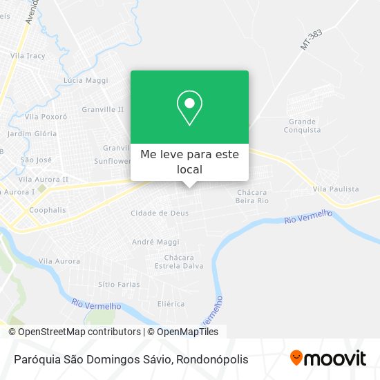 Paróquia São Domingos Sávio mapa