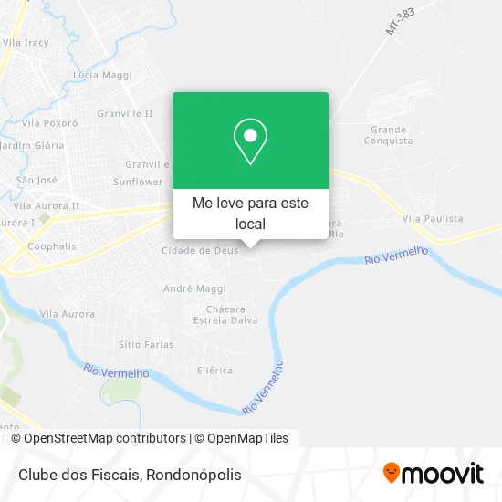 Clube dos Fiscais mapa