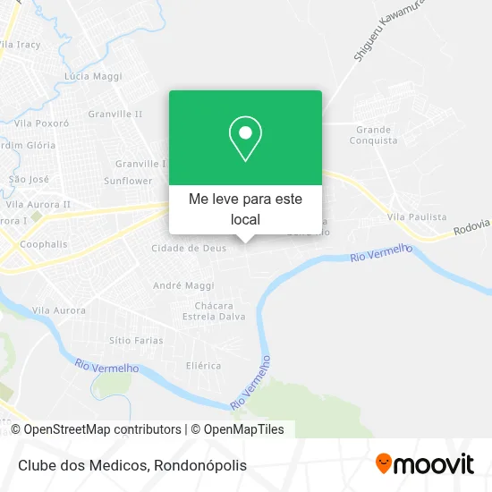 Clube dos Medicos mapa