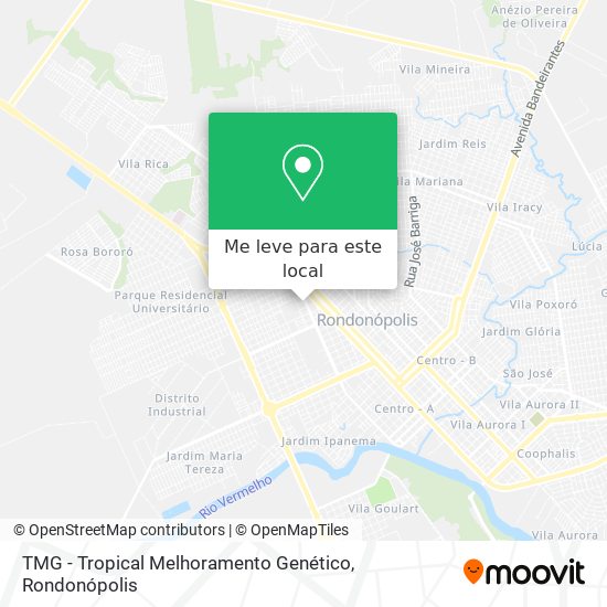 TMG - Tropical Melhoramento Genético mapa
