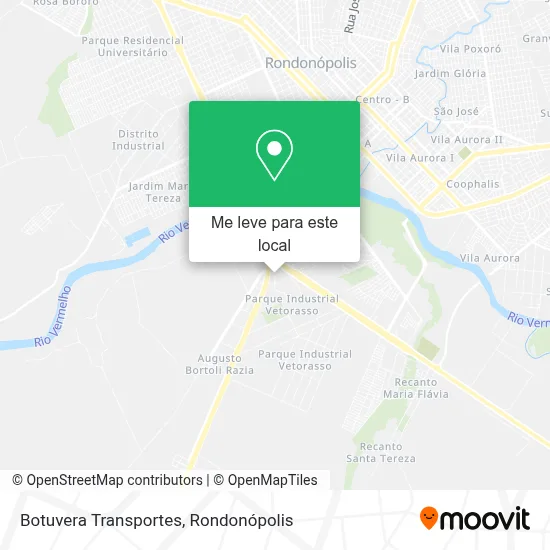 Botuvera Transportes mapa