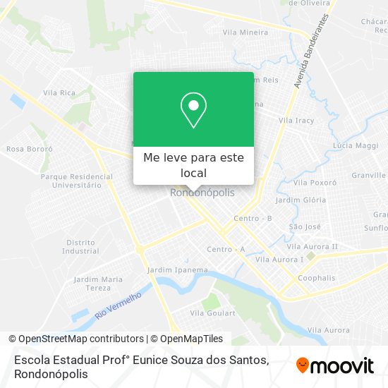 Escola Estadual Prof° Eunice Souza dos Santos mapa