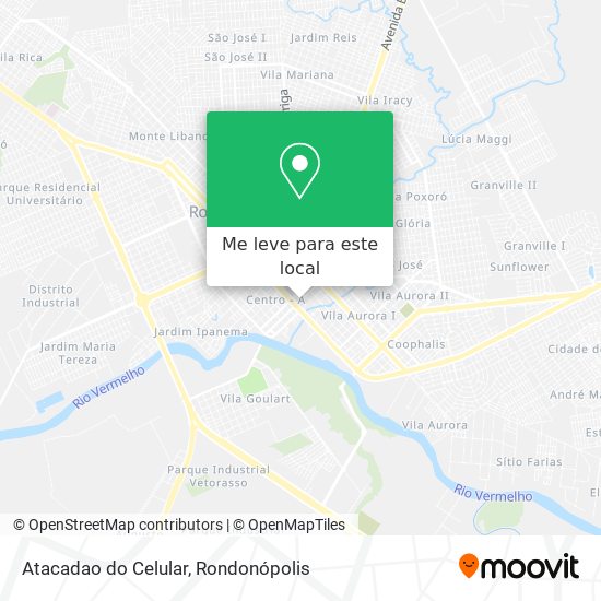 Atacadao do Celular mapa