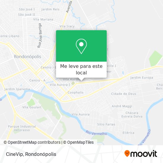 CineVip mapa