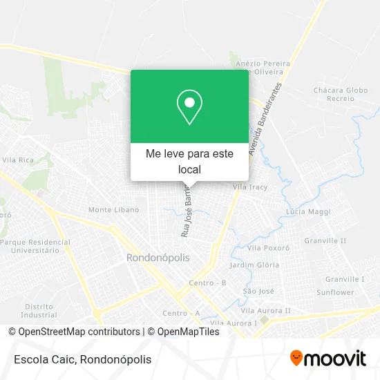 Escola Caic mapa