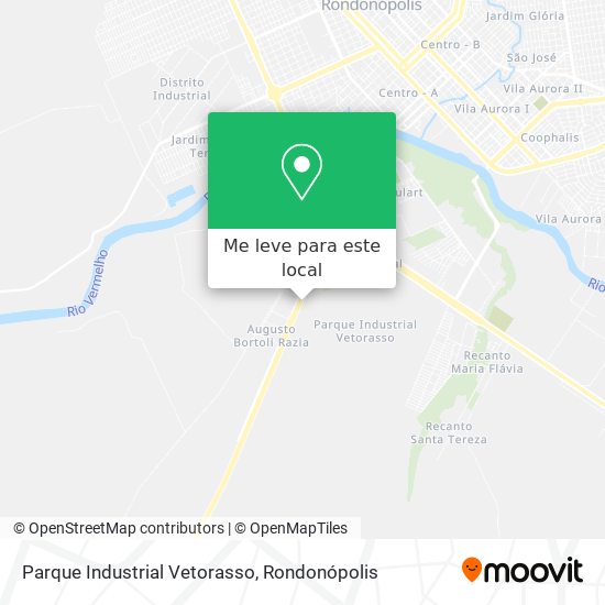 Parque Industrial Vetorasso mapa