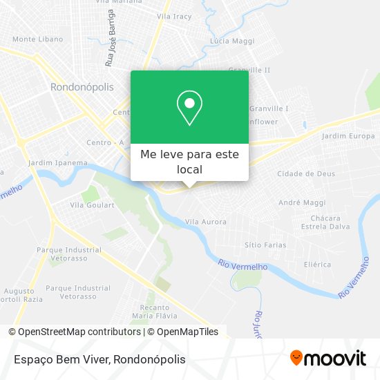 Espaço Bem Viver mapa