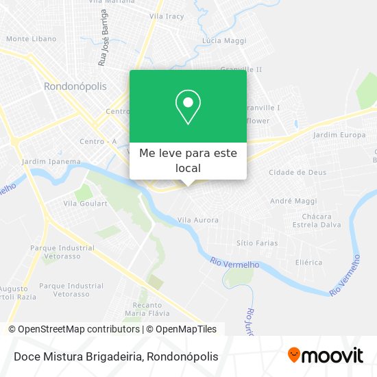 Doce Mistura Brigadeiria mapa