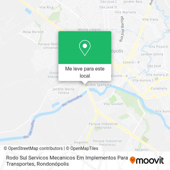 Rodo Sul Servicos Mecanicos Em Implementos Para Transportes mapa