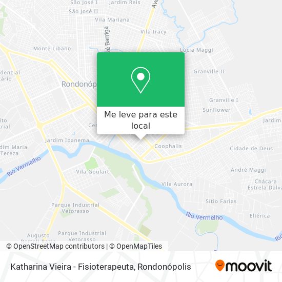 Katharina Vieira - Fisioterapeuta mapa