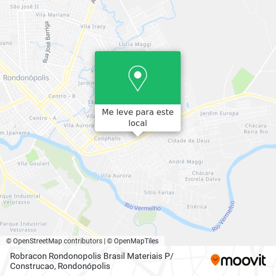 Robracon Rondonopolis Brasil Materiais P/ Construcao mapa
