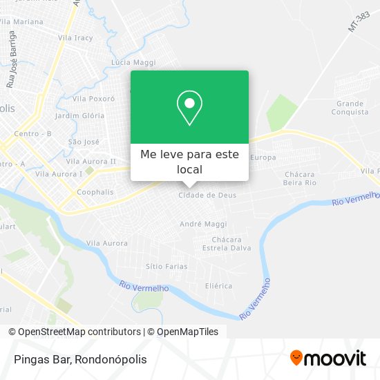 Pingas Bar mapa