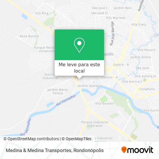 Medina & Medina Transportes mapa