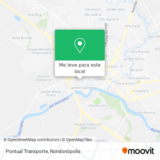 Pontual Transporte mapa