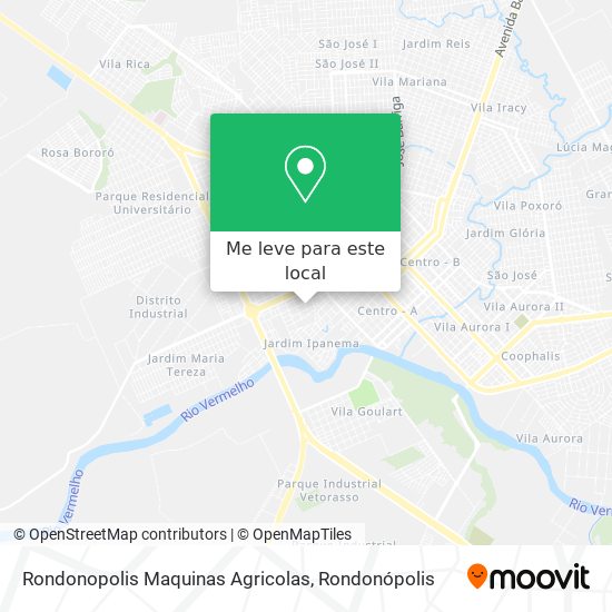 Rondonopolis Maquinas Agricolas mapa