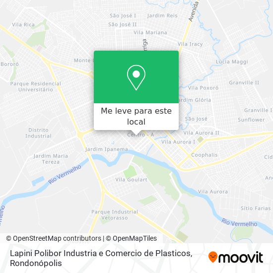 Lapini Polibor Industria e Comercio de Plasticos mapa