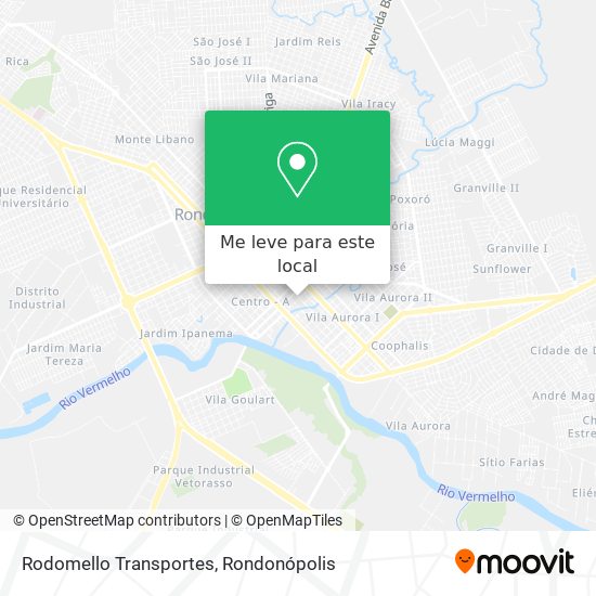 Rodomello Transportes mapa