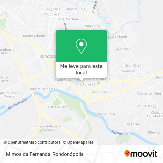 Mimos da Fernanda mapa