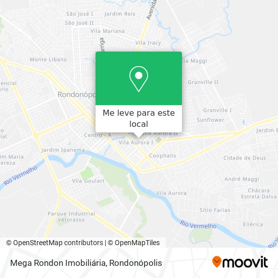 Mega Rondon Imobiliária mapa