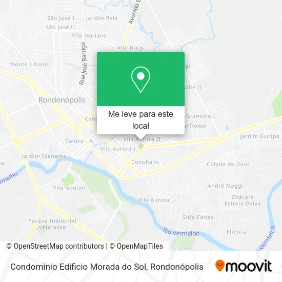 Condominio Edificio Morada do Sol mapa