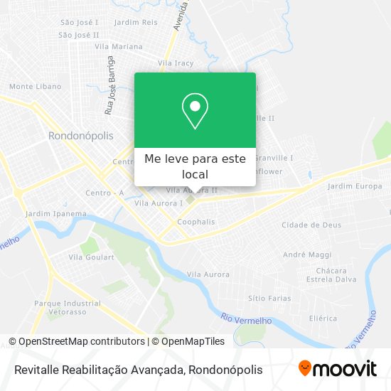 Revitalle Reabilitação Avançada mapa