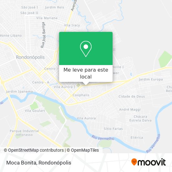Moca Bonita mapa