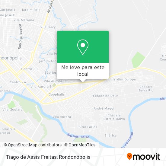 Tiago de Assis Freitas mapa