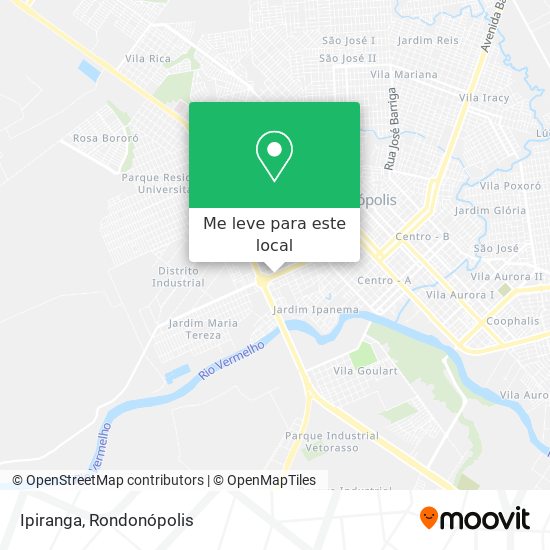Ipiranga mapa