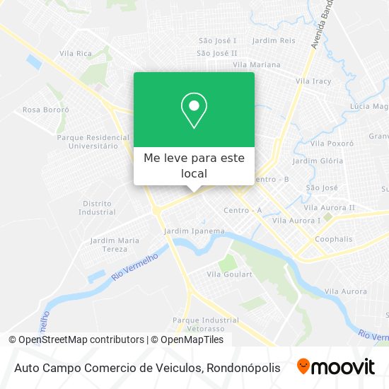 Auto Campo Comercio de Veiculos mapa
